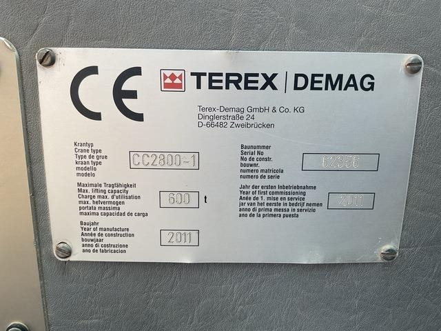 Terex Demag CC2800-1 - Гусеничный кран: фото 5 Terex Demag CC2800-1 - Гусеничный кран: фото 5