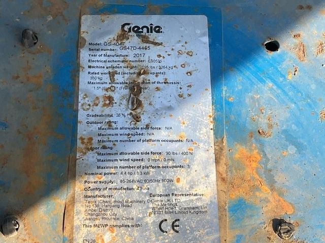 Genie GS4047 - Ножничный подъемник: фото 5 Genie GS4047 - Ножничный подъемник: фото 5