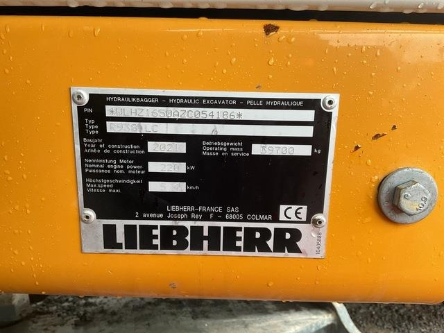 Liebherr R938 LC - Гусеничный экскаватор: фото 5 Liebherr R938 LC - Гусеничный экскаватор: фото 5