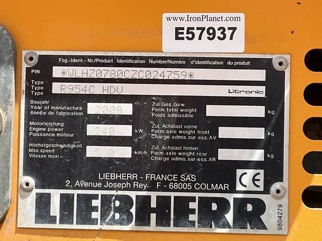 Liebherr R954C HDV - Экскаватор для демонтажных работ: фото 5 Liebherr R954C HDV - Экскаватор для демонтажных работ: фото 5