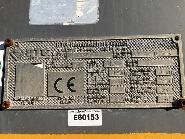 RTG RG14T - Сваебойная установка: фото 5 RTG RG14T - Сваебойная установка: фото 5