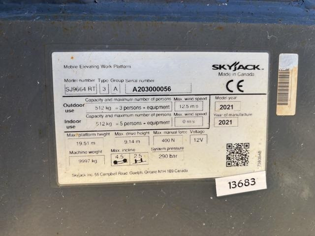 SkyJack SJ9664RT - Ножничный подъемник: фото 3 SkyJack SJ9664RT - Ножничный подъемник: фото 3