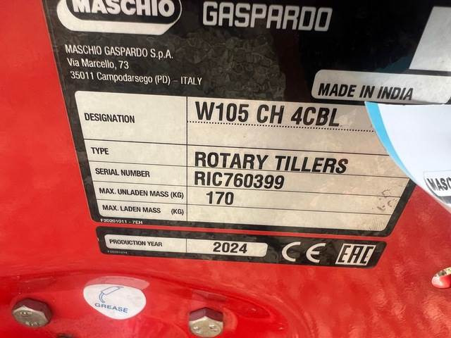 Maschio Gaspardo W105 CH 4CBL - Почвофреза: фото 5 Maschio Gaspardo W105 CH 4CBL - Почвофреза: фото 5