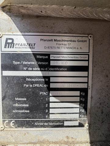 Pfanzelt Maschineubau GmbH P15 WD0 - Лесной прицеп: фото 4 Pfanzelt Maschineubau GmbH P15 WD0 - Лесной прицеп: фото 4