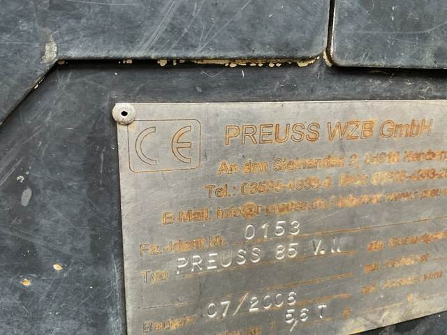 Харвестер Preuss 85V.II: фото 6