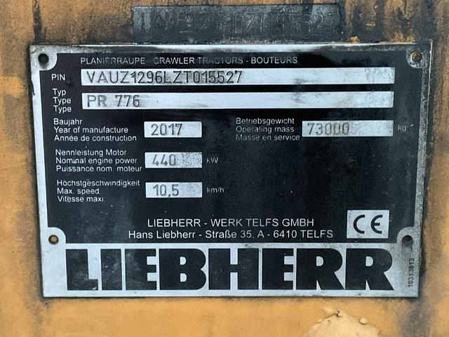 Liebherr PR776 - Бульдозер: фото 5 Liebherr PR776 - Бульдозер: фото 5