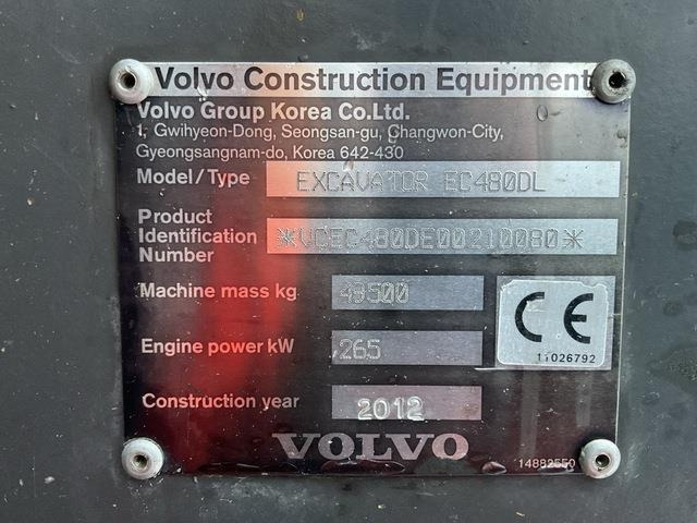 Volvo EC480DL - Гусеничный экскаватор: фото 5 Volvo EC480DL - Гусеничный экскаватор: фото 5