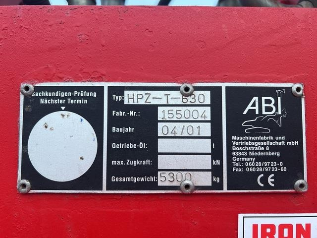 ABI HPZ-T-630 - Другая техника: фото 5 ABI HPZ-T-630 - Другая техника: фото 5