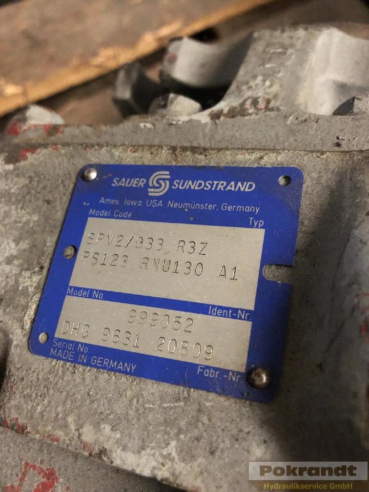 Sauer-Danfoss SPV2 033 R3ZPS - Гидравлический насос: фото 2 Sauer-Danfoss SPV2 033 R3ZPS - Гидравлический насос: фото 2
