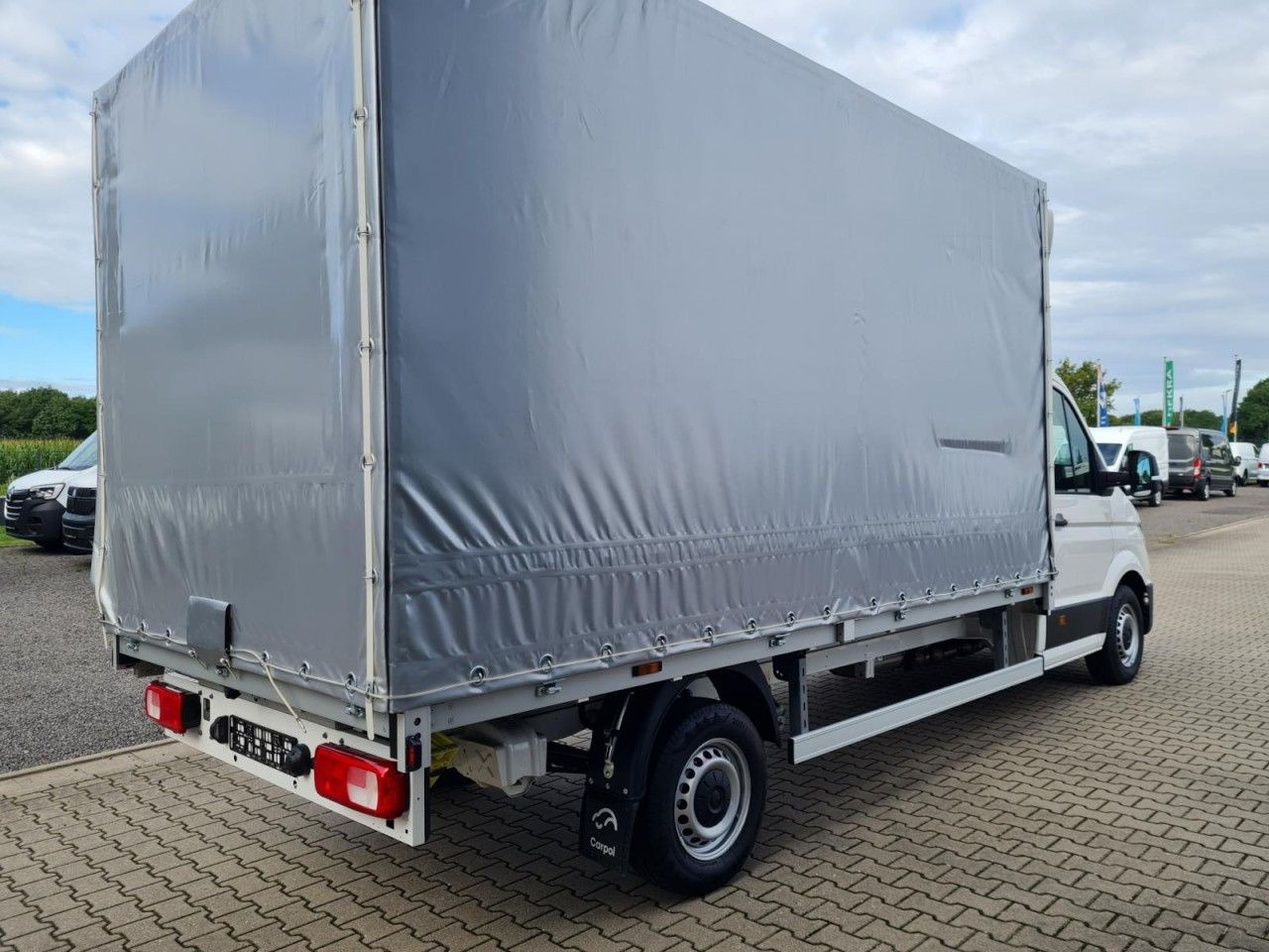 Volkswagen Crafter 35 TDI Pritsche Schiebe Plane ERGO LED T - Тентованный фургон: фото 4 Volkswagen Crafter 35 TDI Pritsche Schiebe Plane ERGO LED T - Тентованный фургон: фото 4