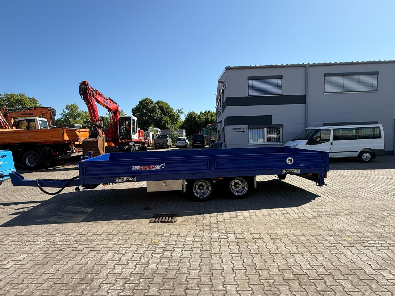 Goldhofer TTP2-7,7/80 Tieflader Tandem mit Rampen TOP - Прицеп бортовой/ Платформа: фото 3 Goldhofer TTP2-7,7/80 Tieflader Tandem mit Rampen TOP - Прицеп бортовой/ Платформа: фото 3