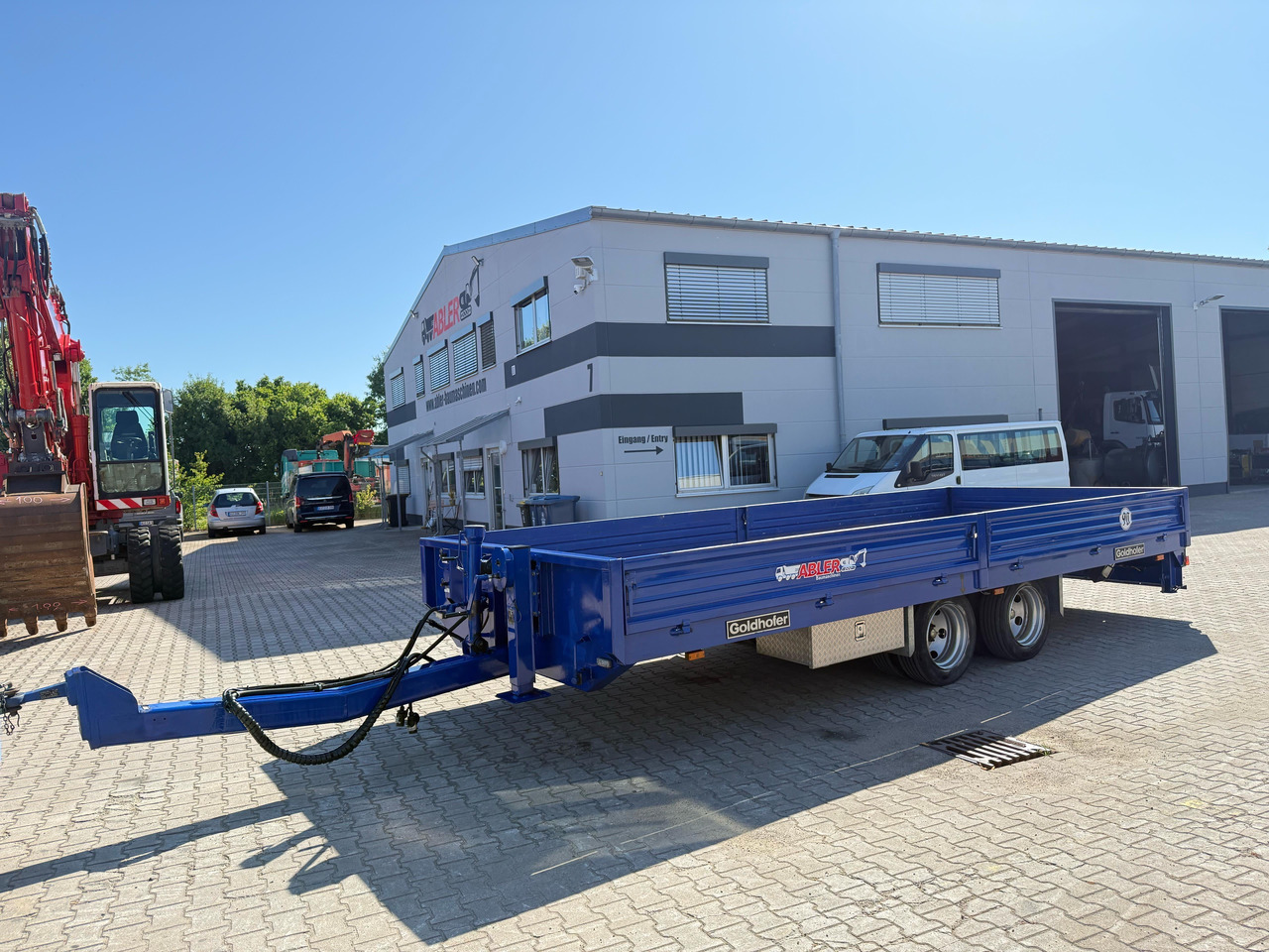 Goldhofer TTP2-7,7/80 Tieflader Tandem mit Rampen TOP - Прицеп бортовой/ Платформа: фото 2 Goldhofer TTP2-7,7/80 Tieflader Tandem mit Rampen TOP - Прицеп бортовой/ Платформа: фото 2