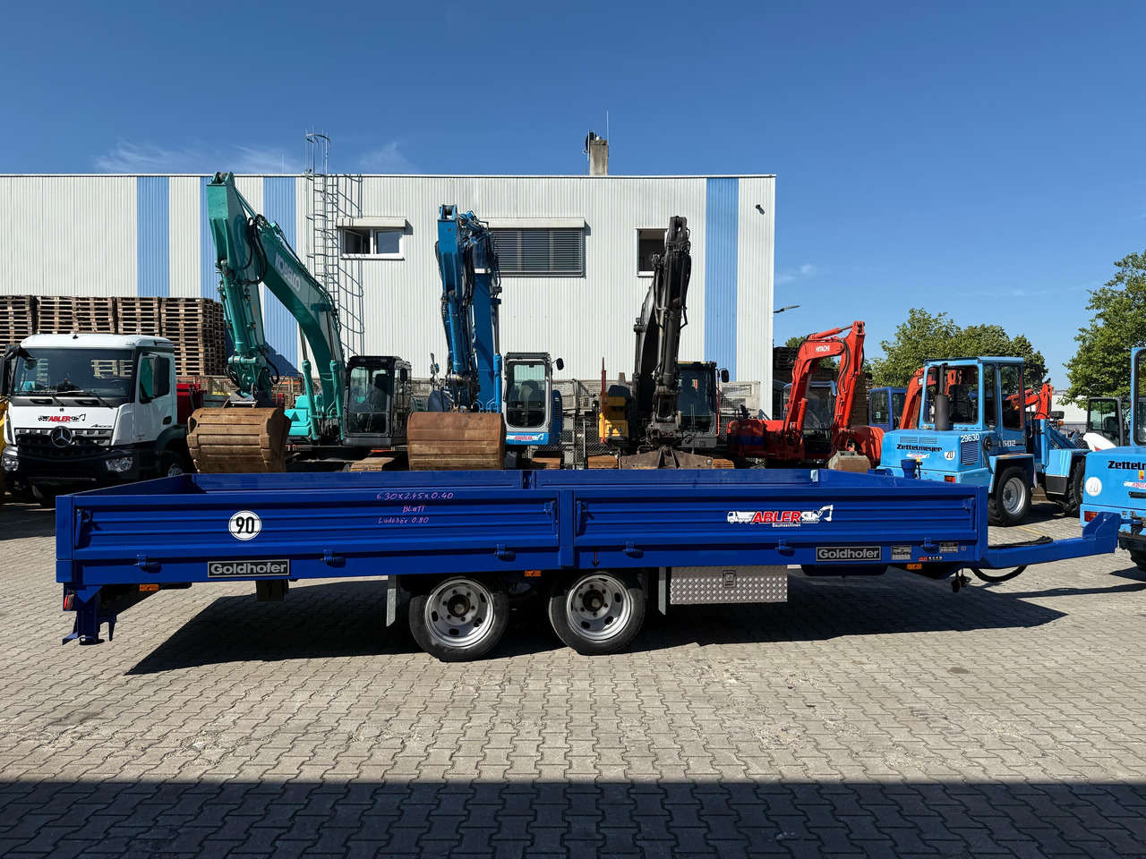 Goldhofer TTP2-7,7/80 Tieflader Tandem mit Rampen TOP - Прицеп бортовой/ Платформа: фото 4 Goldhofer TTP2-7,7/80 Tieflader Tandem mit Rampen TOP - Прицеп бортовой/ Платформа: фото 4