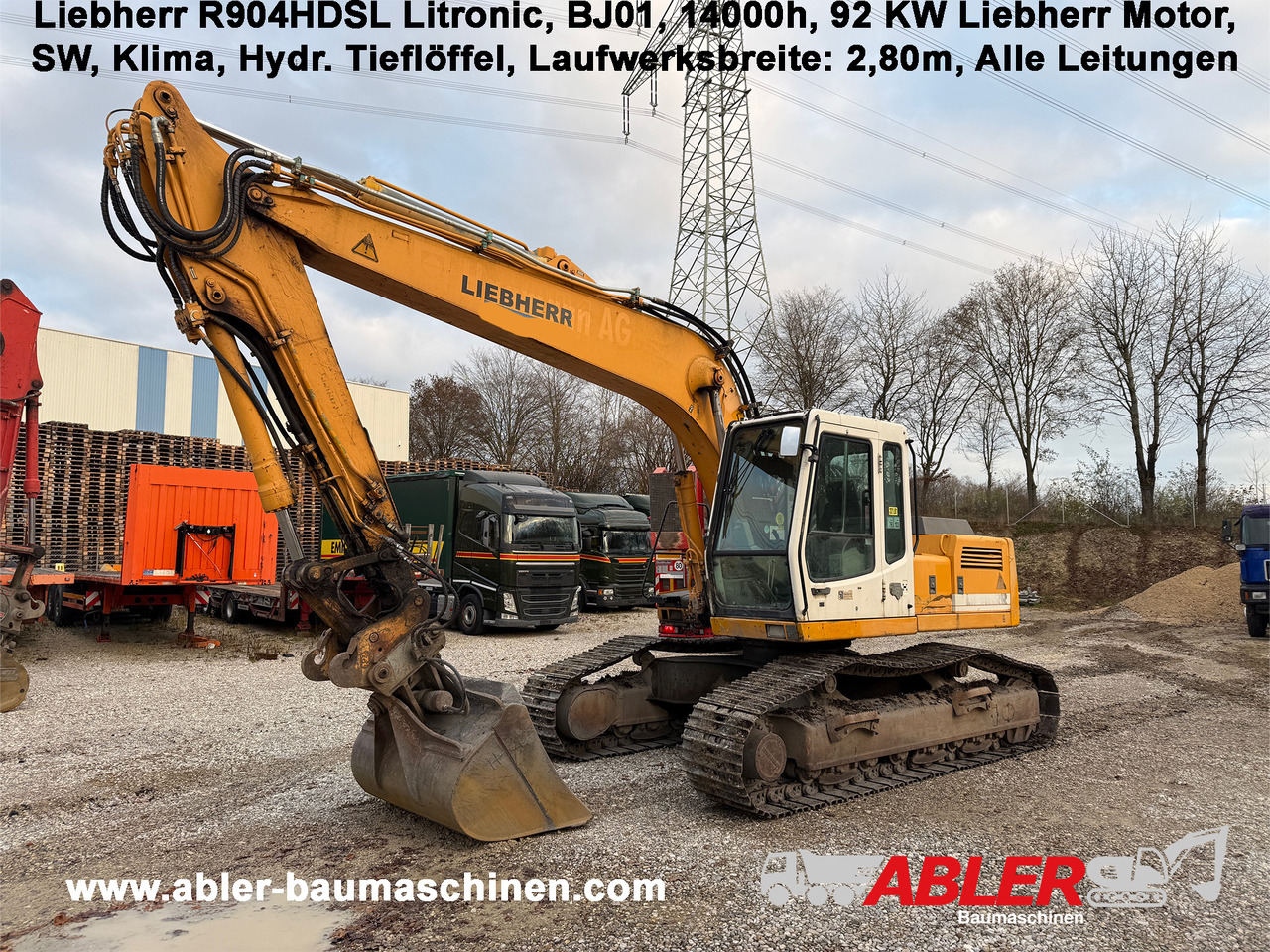 Liebherr R904 Kettenbagger Klima SW - Гусеничный экскаватор: фото 1 Liebherr R904 Kettenbagger Klima SW - Гусеничный экскаватор: фото 1