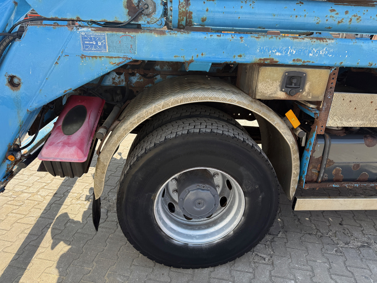 Портальный бункеровоз Mercedes-Benz 1841 Actros MP2 Absetzkipper 4x4 Allrad Klima: фото 10