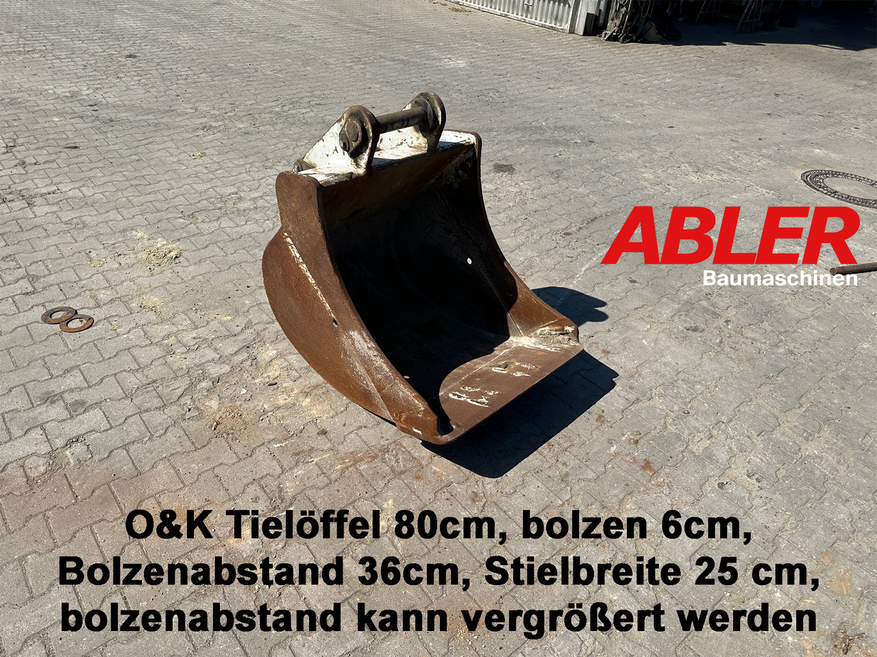 Tieflöffel 80cm O & K - Ковш для экскаватора для Строительной техники: фото 1 Tieflöffel 80cm O & K - Ковш для экскаватора для Строительной техники: фото 1