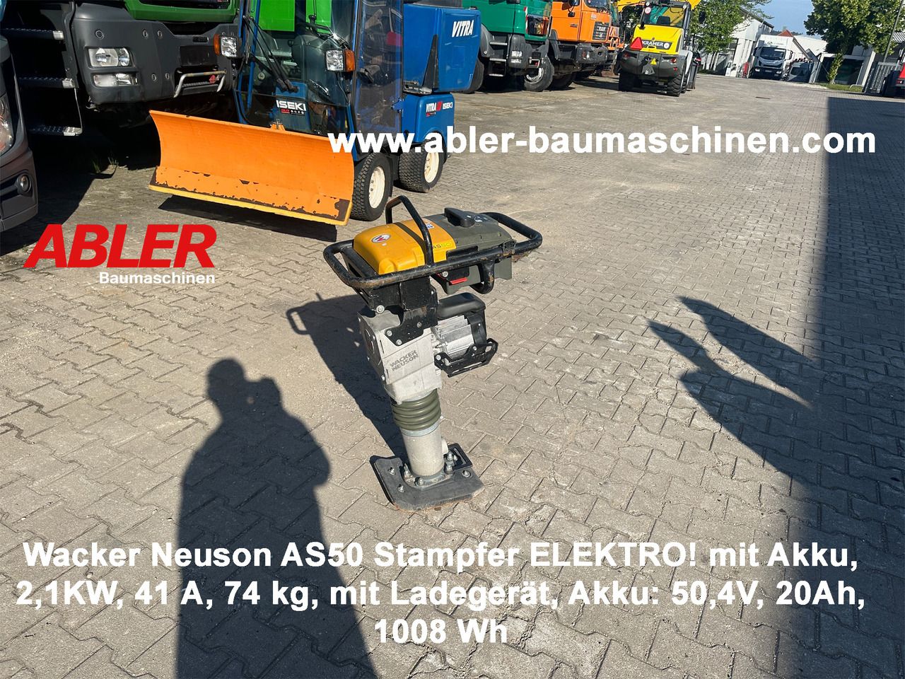 Wacker Neuson AS50E Rüttelstampfer Elektro AKKU! - Трамбовка: фото 1 Wacker Neuson AS50E Rüttelstampfer Elektro AKKU! - Трамбовка: фото 1