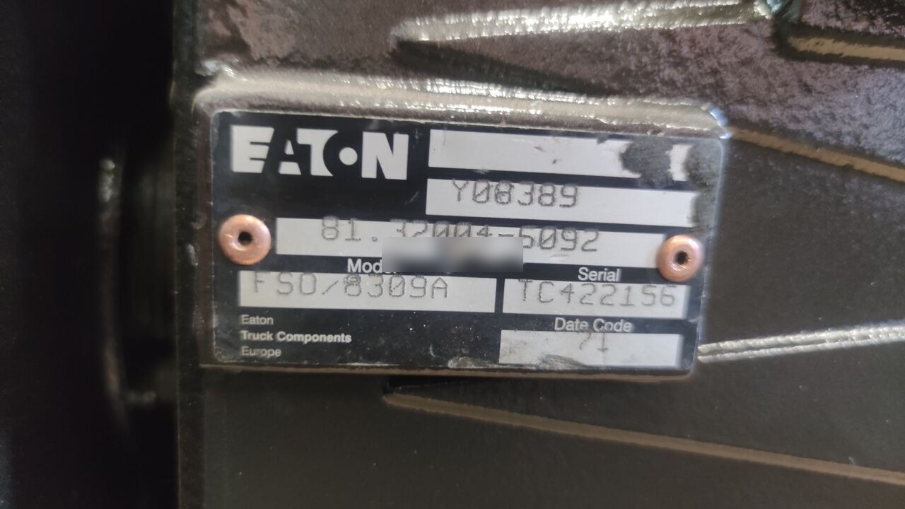 Eaton EATON FSO 8309A MAN TGM TGL truck - Коробка передач для Грузовиков: фото 4 Eaton EATON FSO 8309A MAN TGM TGL truck - Коробка передач для Грузовиков: фото 4