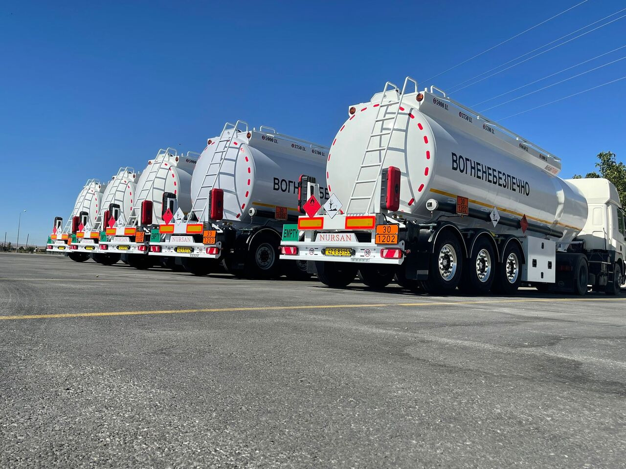 Новый Полуприцеп-цистерна для транспортировки топлива NURSAN Aluminium  Tanker: фото 11