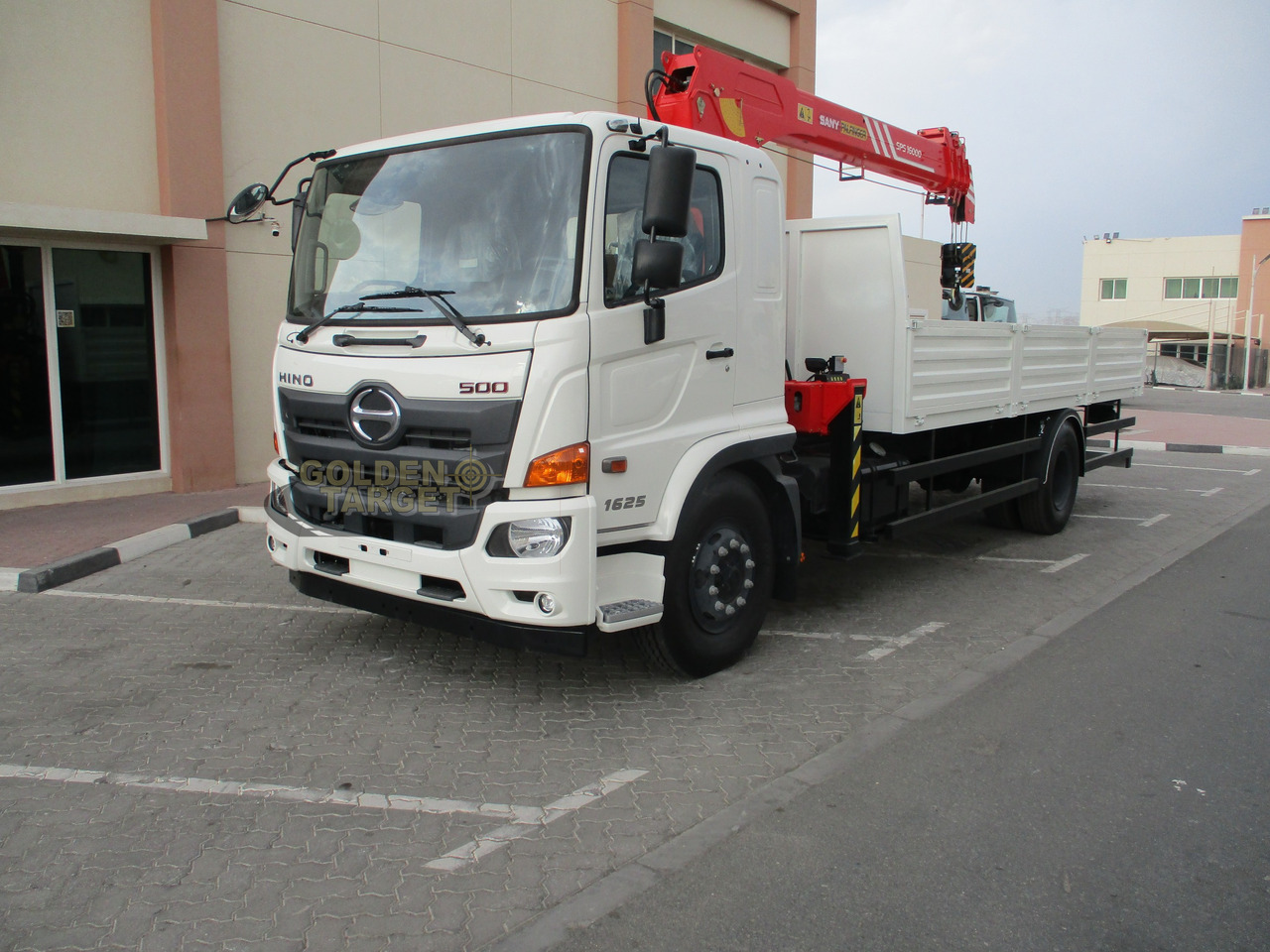 HINO 500 1625 4x2 with SANY PALFINGER SPS16000 Crane - Автоманипулятор: фото 2 HINO 500 1625 4x2 with SANY PALFINGER SPS16000 Crane - Автоманипулятор: фото 2