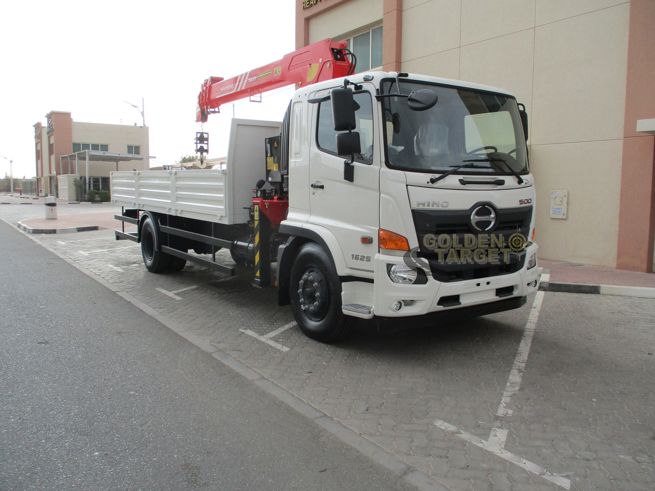 HINO 500 1625 4x2 with SANY PALFINGER SPS16000 Crane - Автоманипулятор: фото 1 HINO 500 1625 4x2 with SANY PALFINGER SPS16000 Crane - Автоманипулятор: фото 1