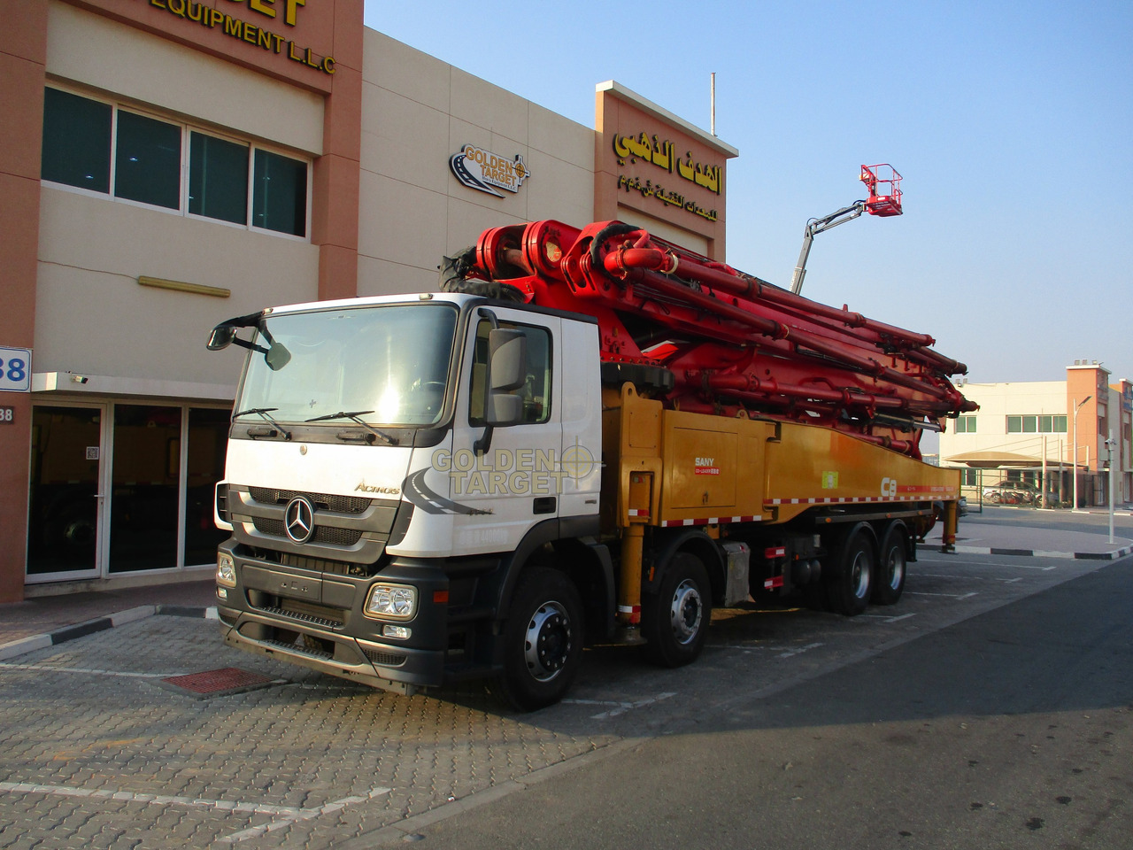 Mercedes ACTROS 4144 8x4 SANY 56m Concrete Pump - Автобетононасос: фото 2 Mercedes ACTROS 4144 8x4 SANY 56m Concrete Pump - Автобетононасос: фото 2