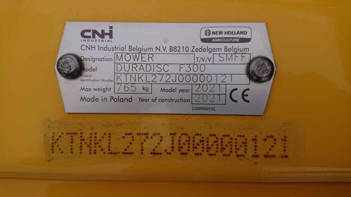New Holland DuraDisc F 300 - Косилка: фото 5 New Holland DuraDisc F 300 - Косилка: фото 5