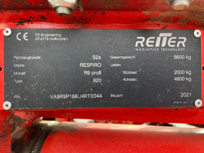 Сеноворошилка R9 profi Type 820: фото 9