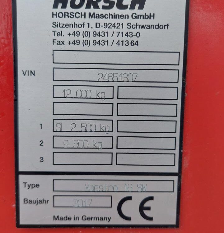 Сеялка точного высева Horsch Maestro 16.75 SW: фото 15