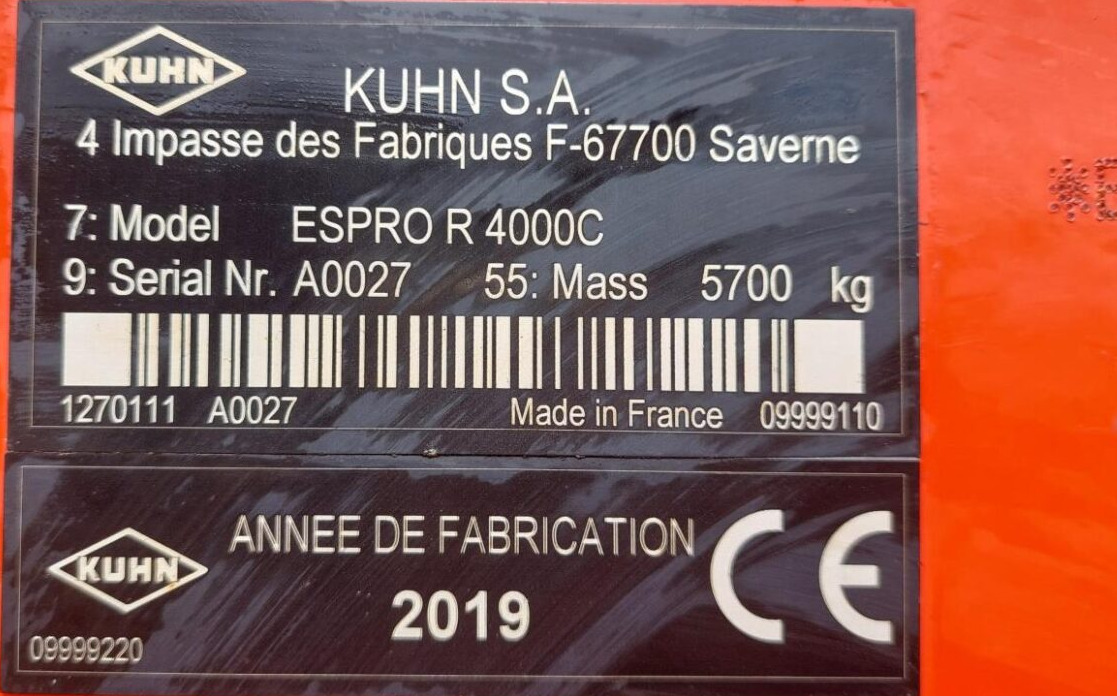 Сеялка Kuhn ESPRO 4000 RC med frø-udstyr: фото 15