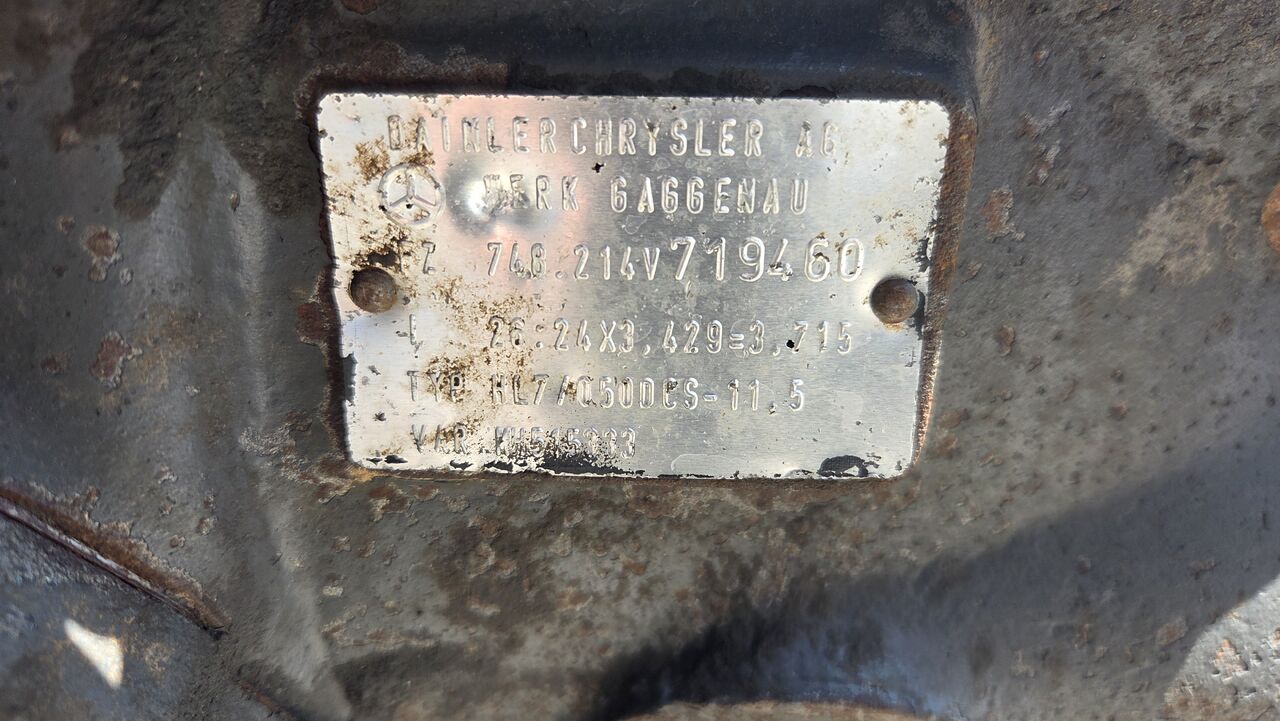 REAR AXEL MERCEDES ACTROS MP1 ACTROS MP1 - Задняя ось для Грузовиков: фото 2 REAR AXEL MERCEDES ACTROS MP1 ACTROS MP1 - Задняя ось для Грузовиков: фото 2