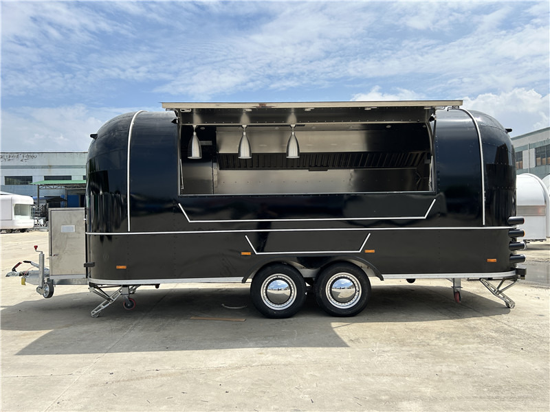 Burger Van Black Airstream Food Truck,Food Trailer,foodtruck - Торговый прицеп: фото 1 Burger Van Black Airstream Food Truck,Food Trailer,foodtruck - Торговый прицеп: фото 1