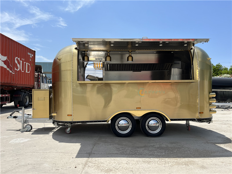 Ice Cream Trailer ,Coffee Food Trailer Gold Food Truck, Burger Foodtruck - Торговый прицеп: фото 2 Ice Cream Trailer ,Coffee Food Trailer Gold Food Truck, Burger Foodtruck - Торговый прицеп: фото 2