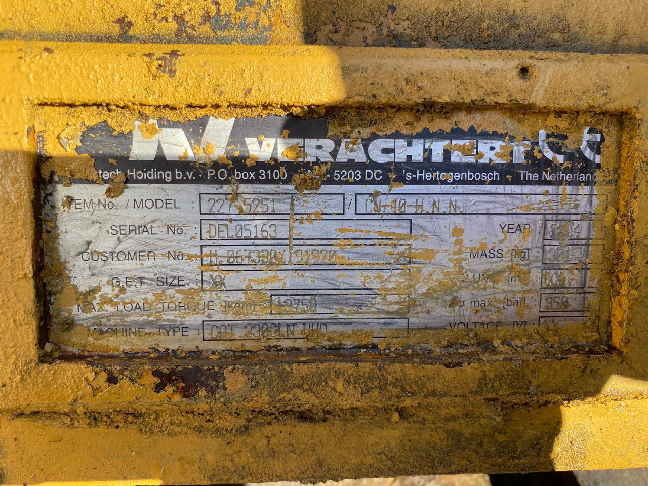 Verachtert SW 40 CAT 320/CAT 330 - Сцепное устройство для Строительной техники: фото 3 Verachtert SW 40 CAT 320/CAT 330 - Сцепное устройство для Строительной техники: фото 3