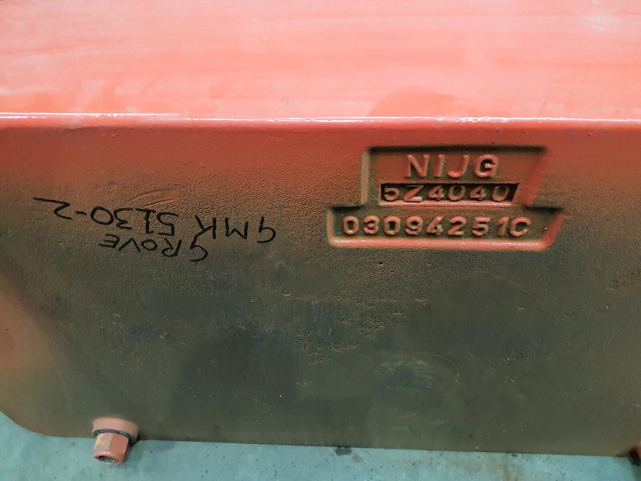 Grove GMK 5130-2 compensating weight 1 ton - Противовес для Мобильных кранов: фото 5 Grove GMK 5130-2 compensating weight 1 ton - Противовес для Мобильных кранов: фото 5