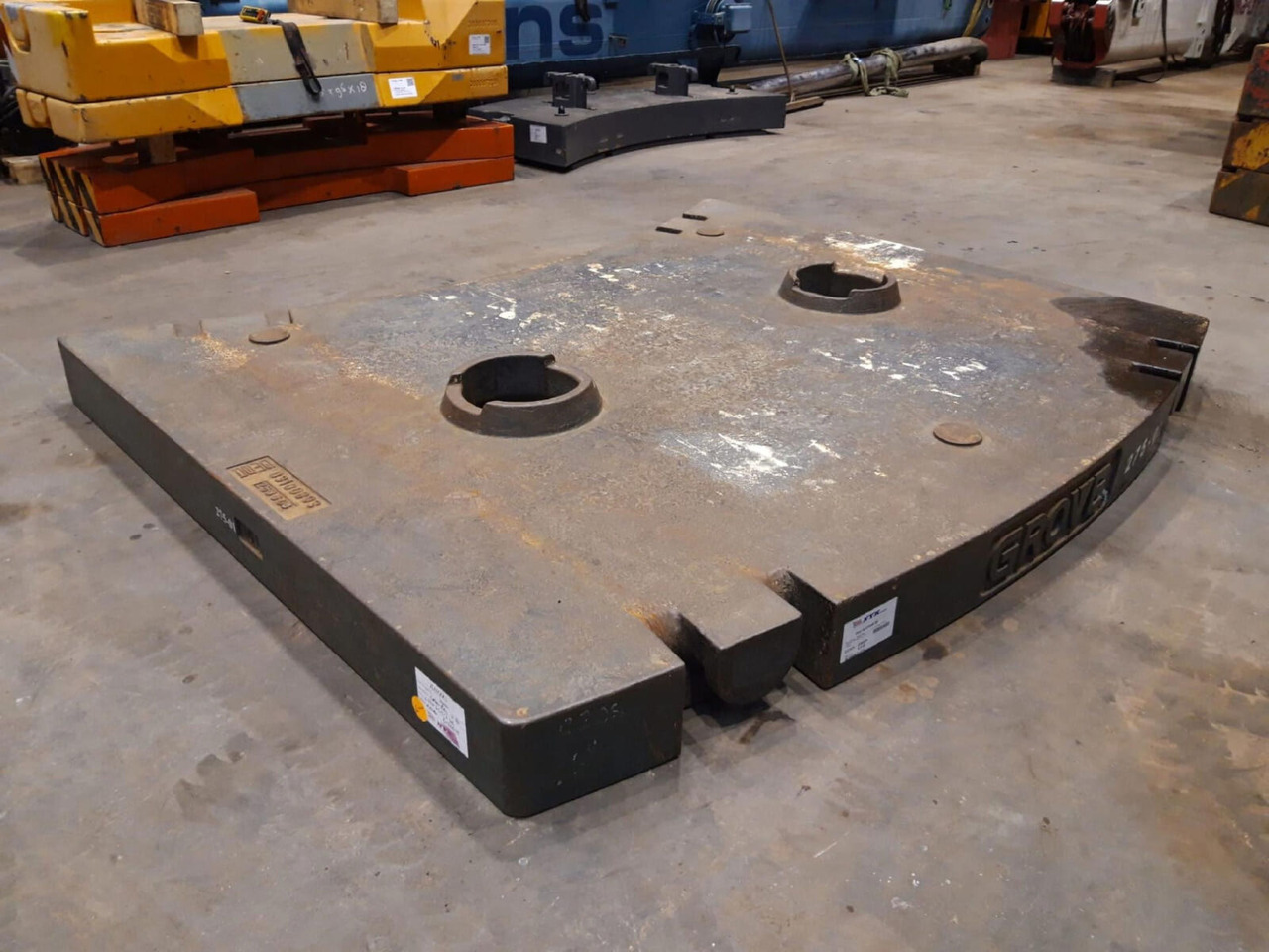 Grove GMK 5220 10 ton counterweight 10,0 ton - Противовес для Мобильных кранов: фото 1 Grove GMK 5220 10 ton counterweight 10,0 ton - Противовес для Мобильных кранов: фото 1