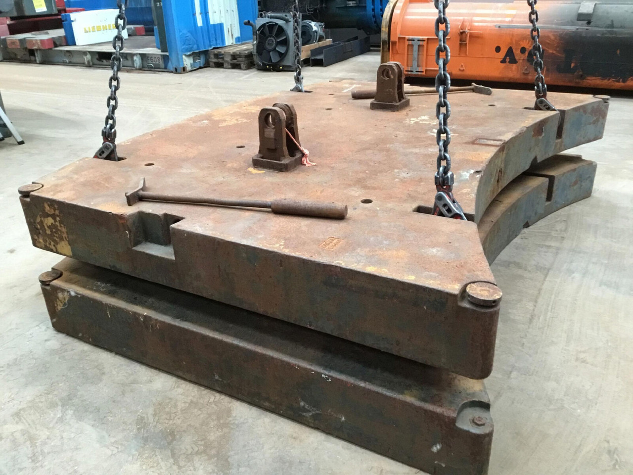 Liebherr LTM 1160 counterweight 12,0 ton - Противовес для Мобильных кранов: фото 4 Liebherr LTM 1160 counterweight 12,0 ton - Противовес для Мобильных кранов: фото 4