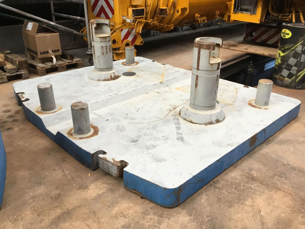 Liebherr LTM 1250-6.1 counterweight base 10,0 ton - Противовес для Мобильных кранов: фото 1 Liebherr LTM 1250-6.1 counterweight base 10,0 ton - Противовес для Мобильных кранов: фото 1