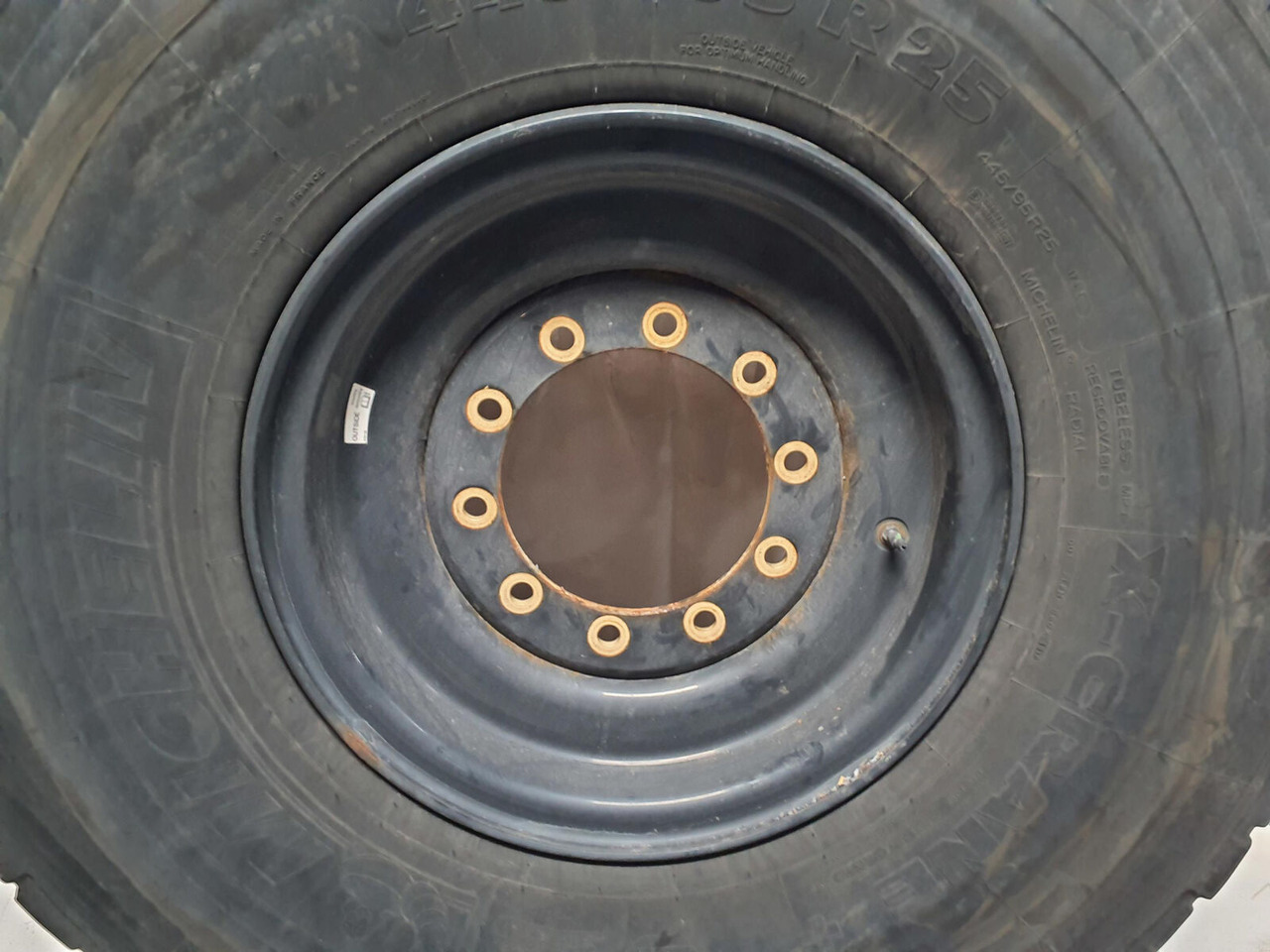 Michelin Wheel 445/95R25 10 12 1p - Колесо для Кранов: фото 4 Michelin Wheel 445/95R25 10 12 1p - Колесо для Кранов: фото 4
