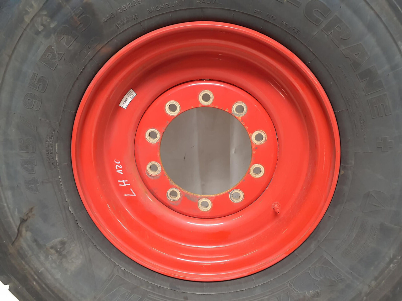 Michelin Wheel 445/95R25 10 12 1p - Колесо для Кранов: фото 2 Michelin Wheel 445/95R25 10 12 1p - Колесо для Кранов: фото 2