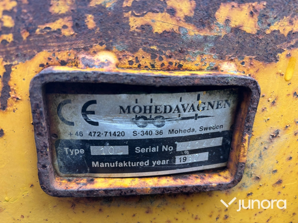 Лесной прицеп Skogsvagn - Moheda, 10 ton, med kran: фото 26