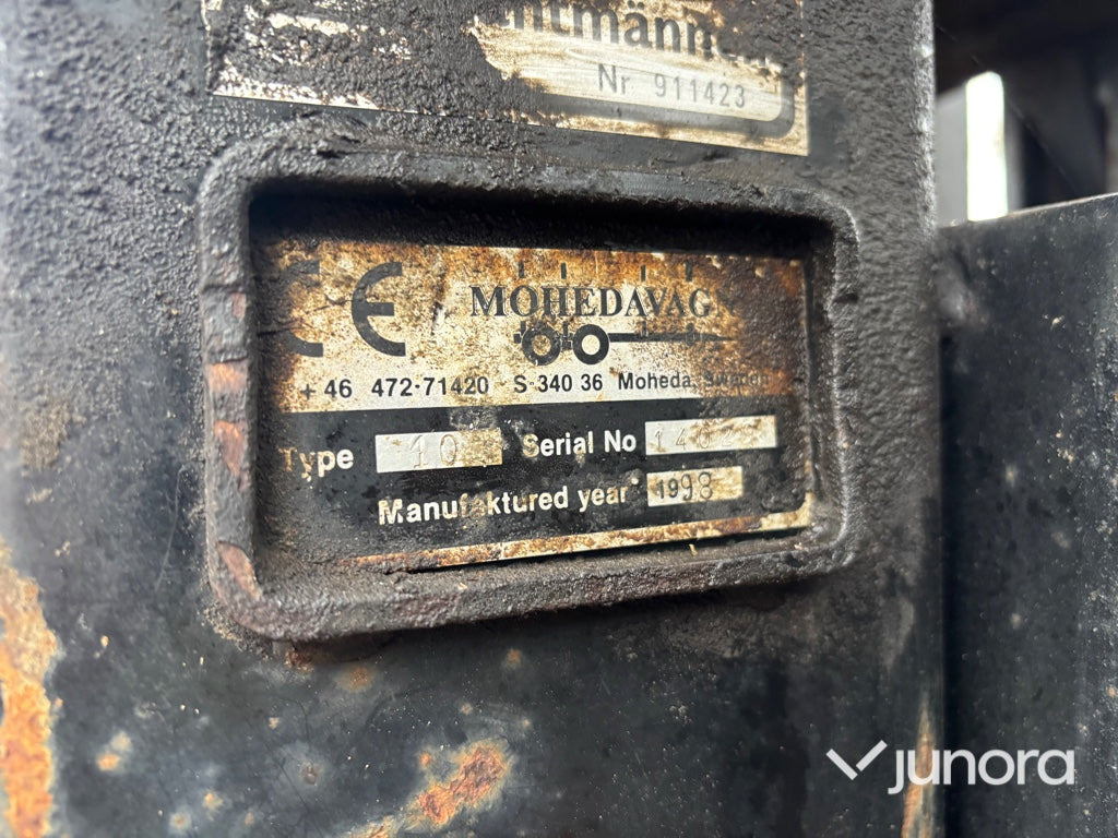 Лесной прицеп Skogsvagn - Moheda, 10 ton, med kran: фото 25