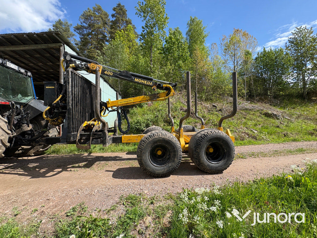 Skogsvagn - Moheda 120, med Moheda 400 kran - Лесной прицеп: фото 3 Skogsvagn - Moheda 120, med Moheda 400 kran - Лесной прицеп: фото 3
