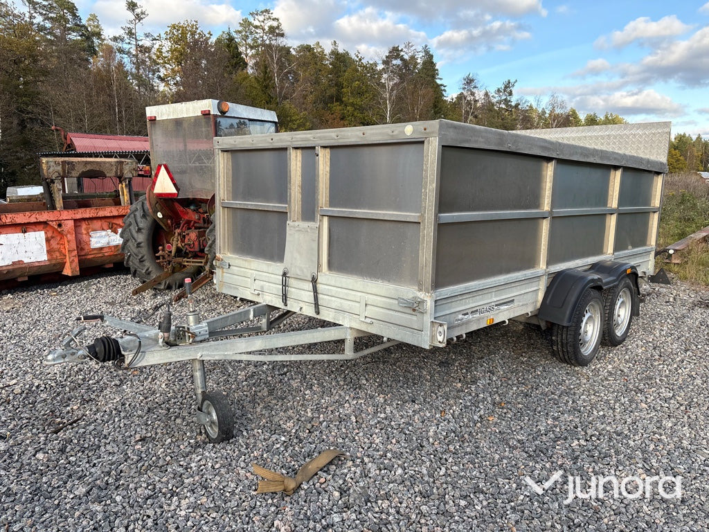 Slaktvagn - Igass 2 TON Combi - Прицеп бортовой/ Платформа: фото 1 Slaktvagn - Igass 2 TON Combi - Прицеп бортовой/ Платформа: фото 1