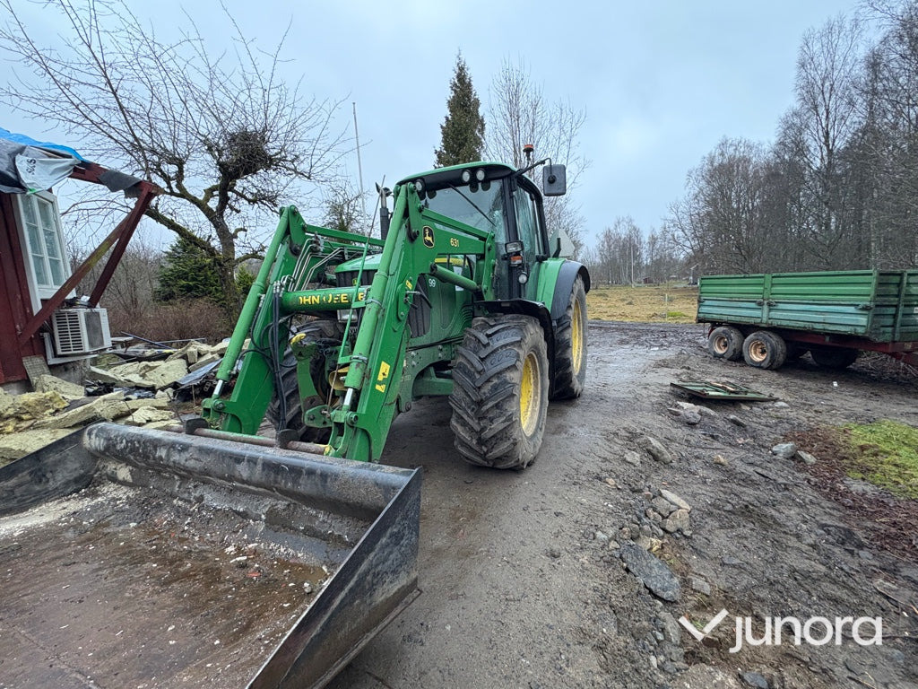 Traktor - John Deere 6320, med frontlastare 631 - Трактор: фото 1 Traktor - John Deere 6320, med frontlastare 631 - Трактор: фото 1