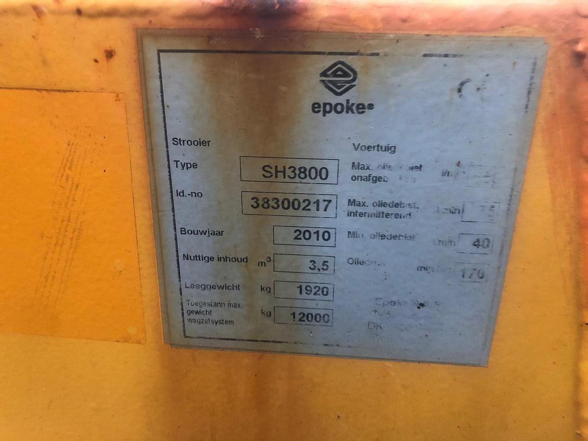 Epoke SH3800 - Снегоуборочная машина: фото 5 Epoke SH3800 - Снегоуборочная машина: фото 5