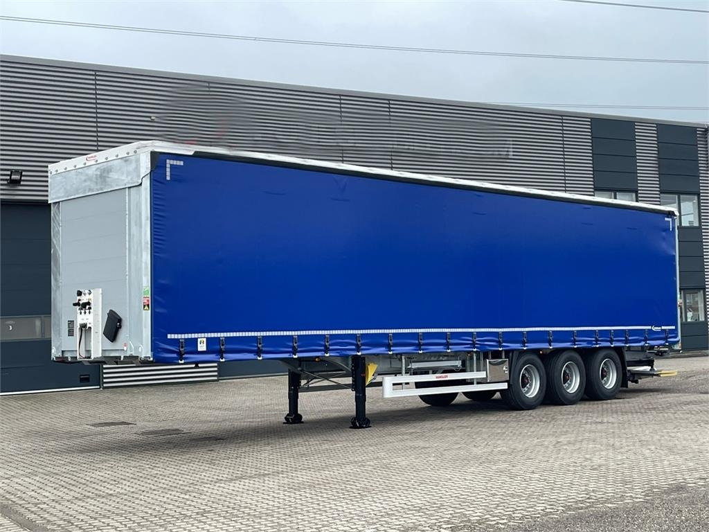 Hangler 3-aks Hævetag + Foldeslæde lift  - Тентованный полуприцеп: фото 4 Hangler 3-aks Hævetag + Foldeslæde lift  - Тентованный полуприцеп: фото 4