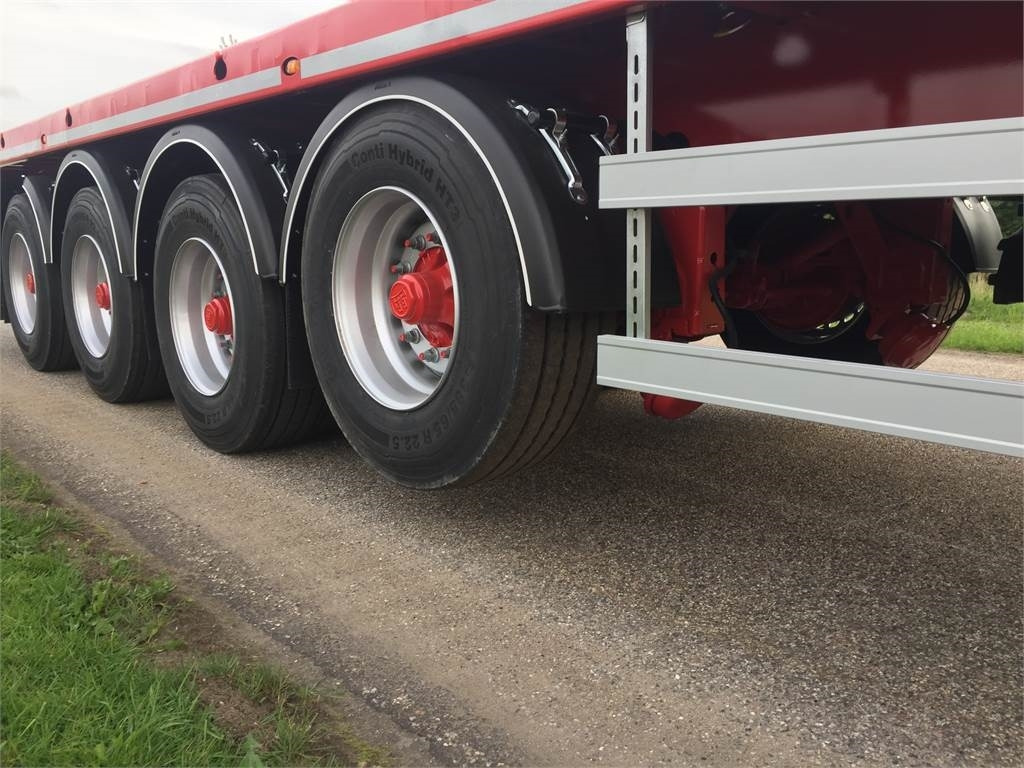 Hangler SVS 480 RH 200 4 akslet sværlast ligeud trailer - Полуприцеп бортовой/ Платформа: фото 3 Hangler SVS 480 RH 200 4 akslet sværlast ligeud trailer - Полуприцеп бортовой/ Платформа: фото 3