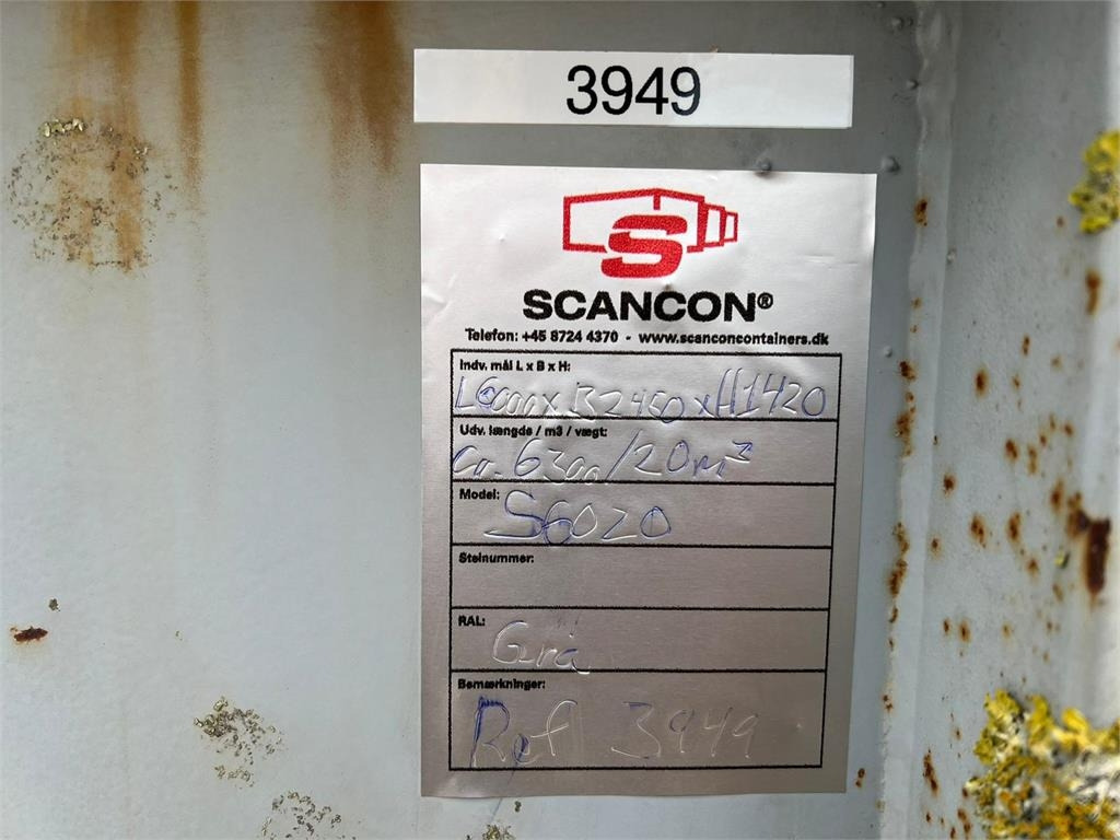 Кузов платформа Scancon 6000 mm - 20m3 - Bagdøre + Rullepresenning: фото 19 Кузов платформа Scancon 6000 mm - 20m3 - Bagdøre + Rullepresenning: фото 19