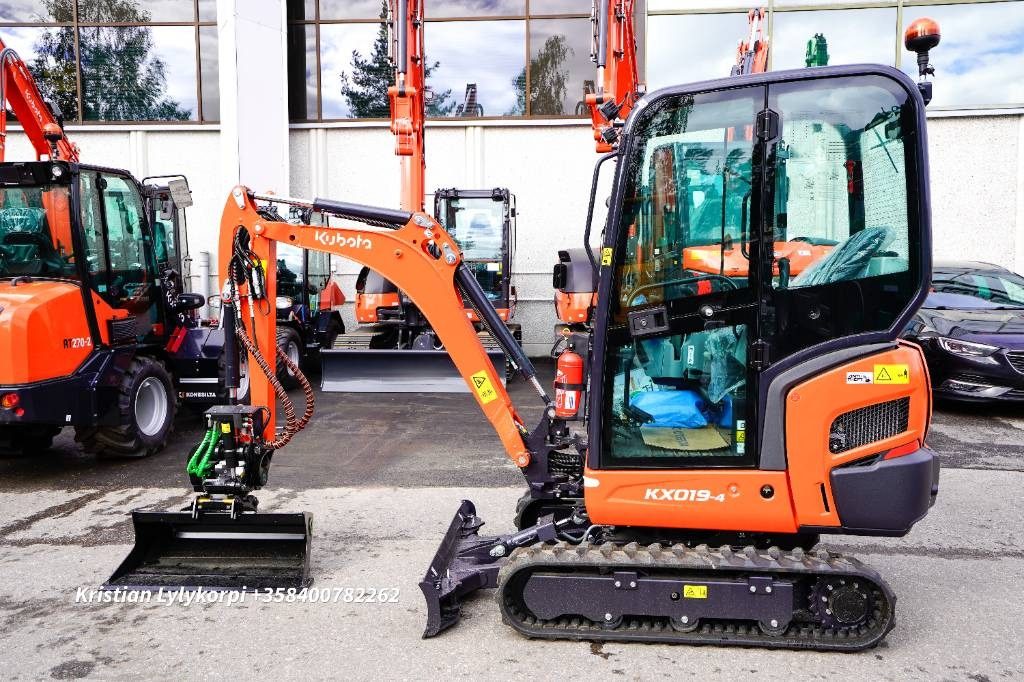 Kubota KX019-4 UUSI! TAKUU! PYÖRITTÄJÄLLÄ  - Мини-экскаватор: фото 1 Kubota KX019-4 UUSI! TAKUU! PYÖRITTÄJÄLLÄ  - Мини-экскаватор: фото 1